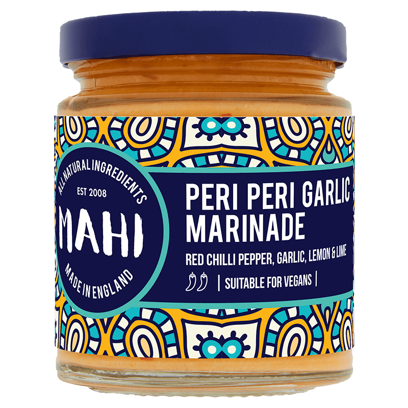 Peri Peri Garlic Marinade, MAHI, BBQ, Free From Top 14 Allergens, Marinade, Peri Peri, Suitable For Vegans, Suitable For Vegetarians