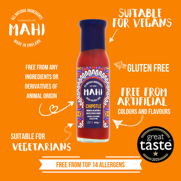 MAHI_Chipotle_Smoked_Jalapeno_Ketchup_280g_Key_features_Suitable_for_Vegans_Gluten_Free