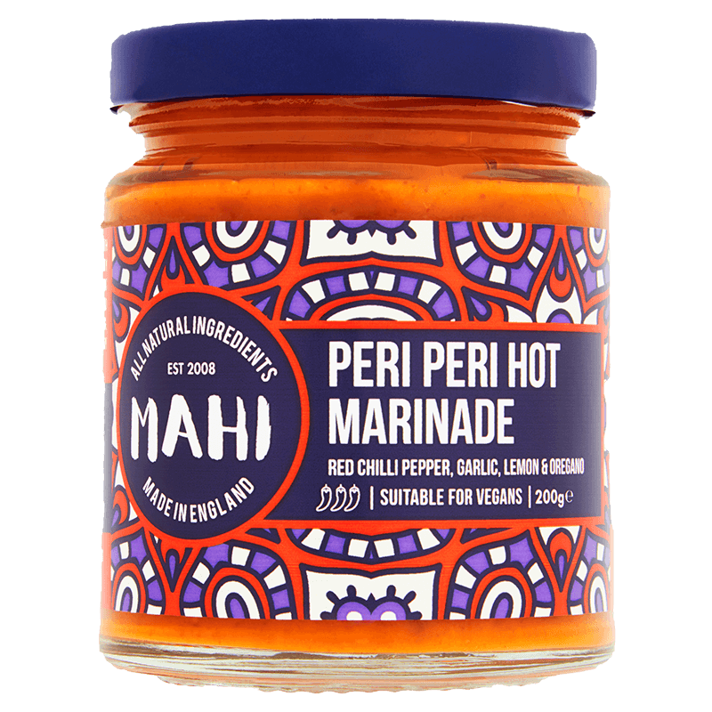 Peri Peri Hot Marinade, MAHI, BBQ, Free From Top 14 Allergens, Marinade, Peri Peri, Suitable For Vegans, Suitable For Vegetarians