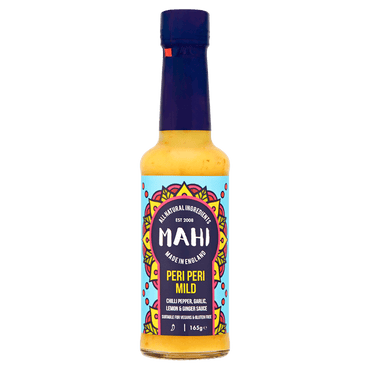 Peri Peri Mild Sauce, MAHI, BBQ, Free From Top 14 Allergens, Hot Sauce, Suitable For Vegans, Suitable For Vegetarians, Sweet Heat Sauce